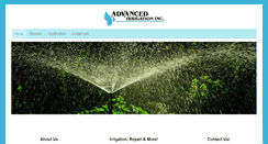 Desktop Screenshot of advanced-irrigation.com